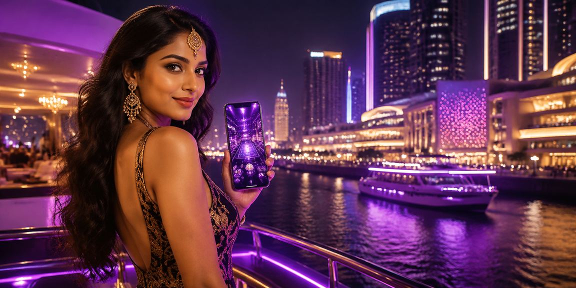 Neon casino scene at MG Road Bangalore with baccarat game